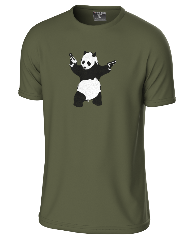 Banksy "Armed Panda" T Shirt