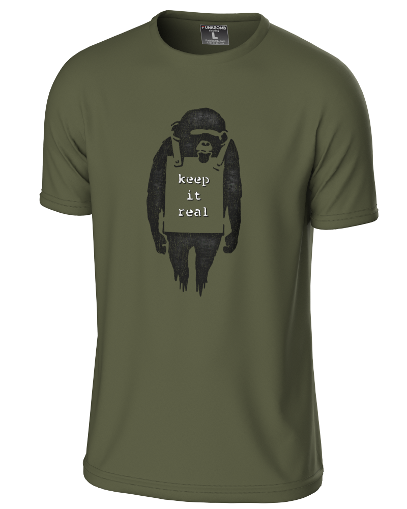 Banksy "Keep It Real" T Shirt