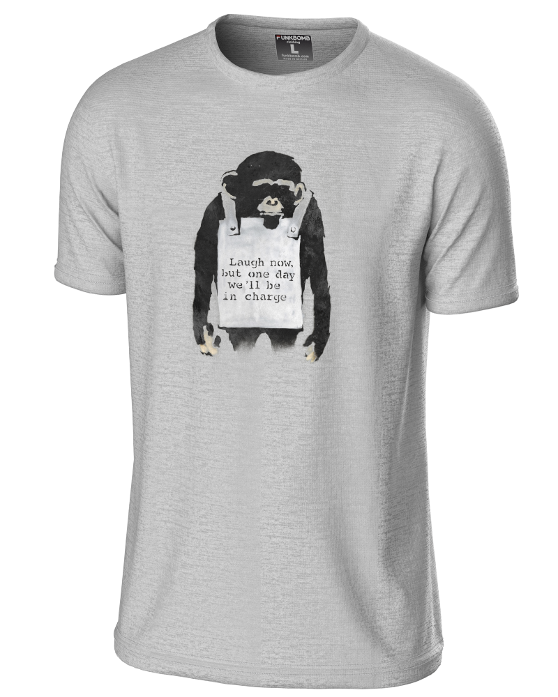 Banksy "Laugh Now" T Shirt