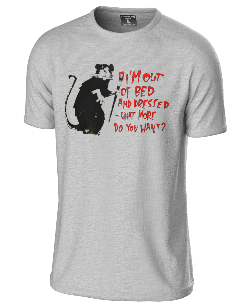 Banksy "Out Of Bed" T Shirt