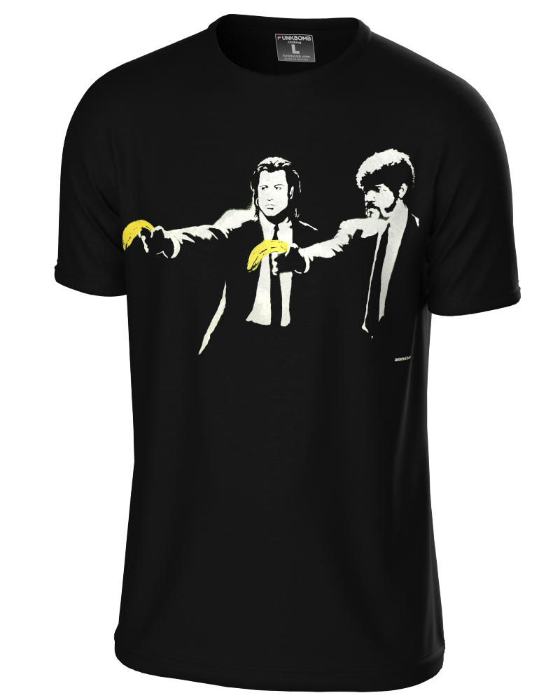 Banksy "Pulp Fiction" T Shirt
