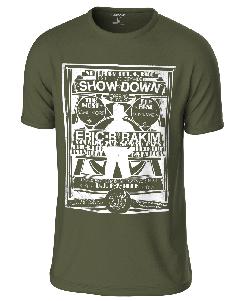 Eric B & Rakim "Party Flier" T Shirt