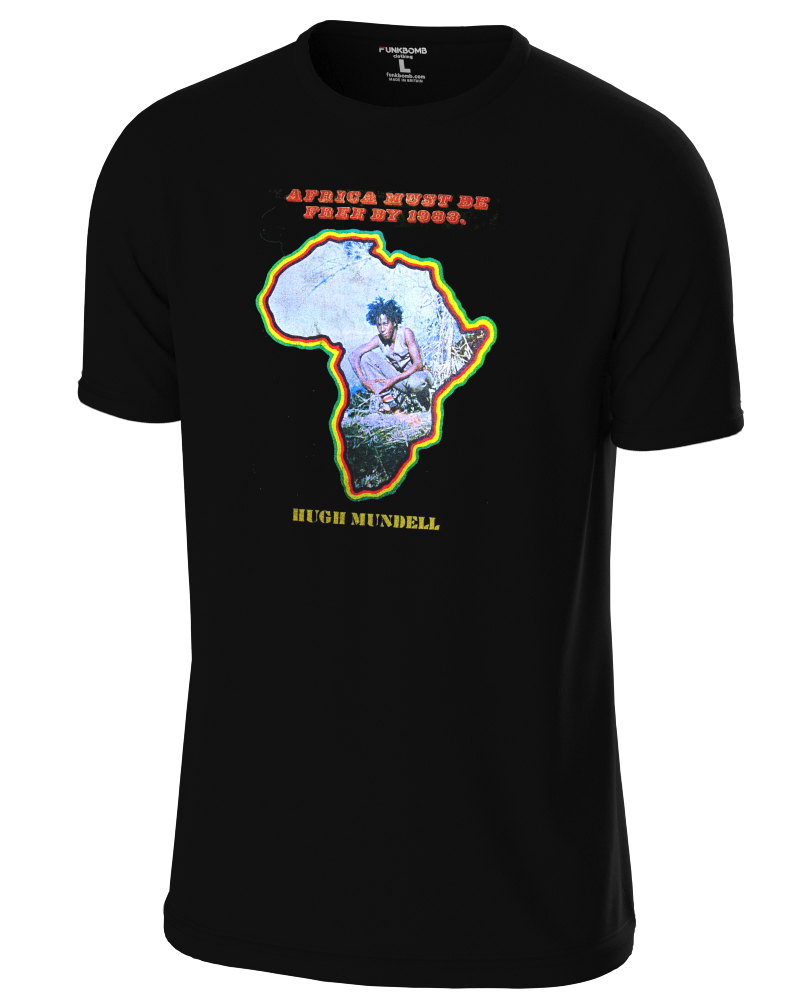 Hugh Mundell "Africa Must Be Free" T Shirt