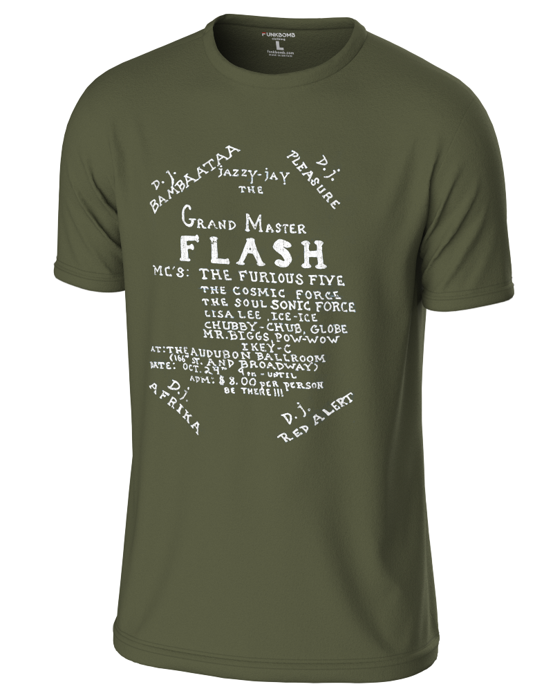 Vintage Grandmaster Flash Flyer T Shirt